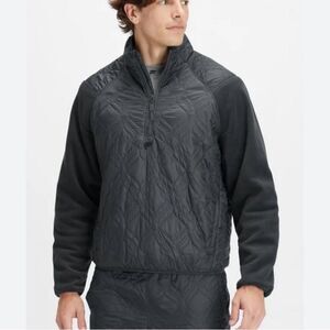 Fabletics Men's The Loft Jacket Black Size S Lightweight Quilted Activewear